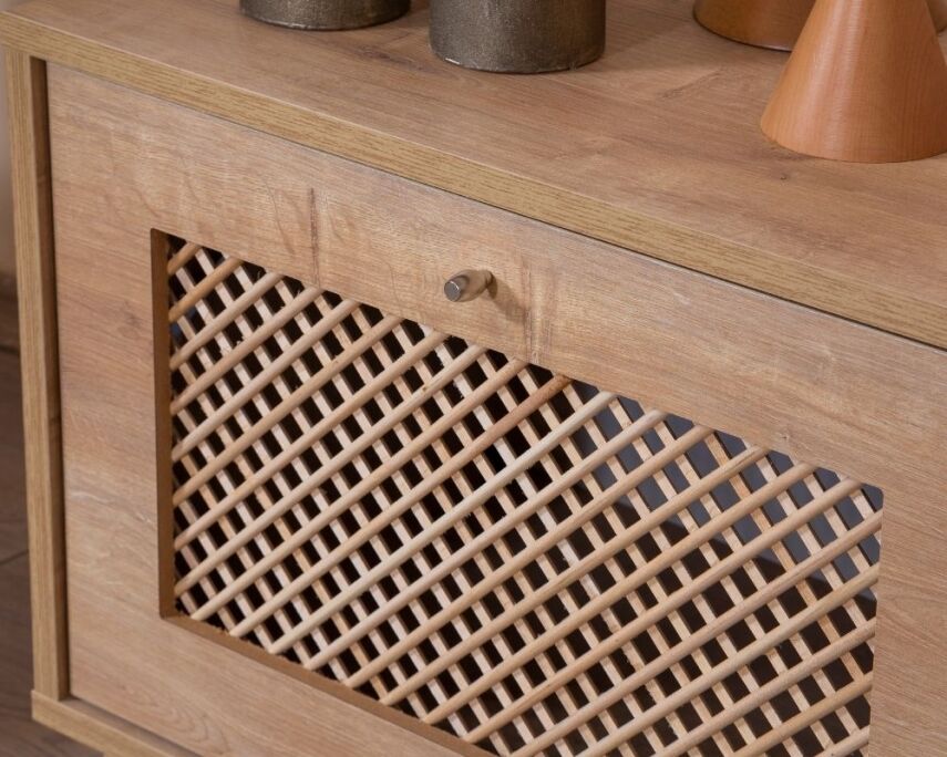 Calvin Ahşap Kapak Detaylı 180 cm Tv Ünitesi - 4