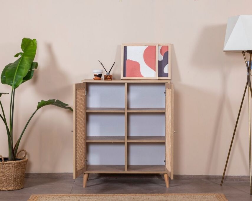 Calvin Ahşap Kapak Detaylı Büfe - 2