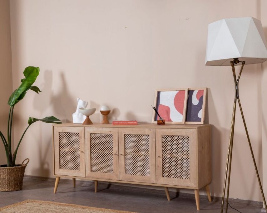 Calvin Ahşap Kapak Detaylı Konsol - 2