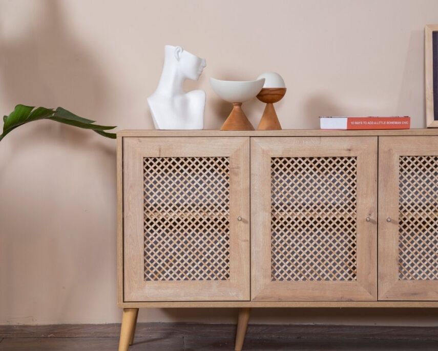 Calvin Ahşap Kapak Detaylı Konsol - 6