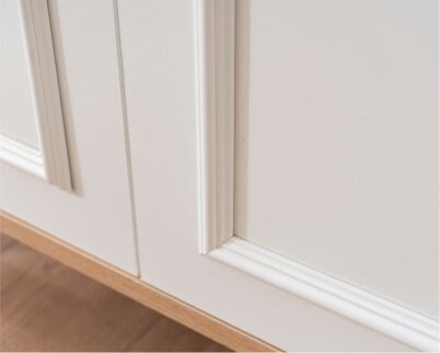 İdea Beyaz Detaylı 2 Kapaklı Gardırop - 4