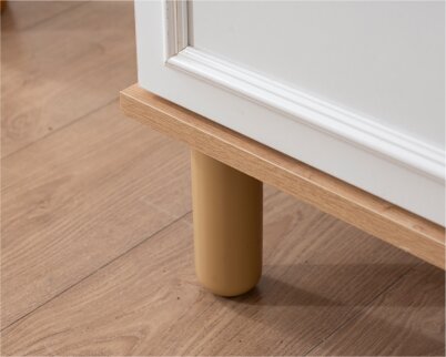 İdea Beyaz Detaylı 2 Kapaklı Gardırop - 5