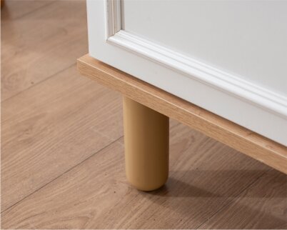 İdea Beyaz Detaylı 3 Kapaklı Gardırop - 6