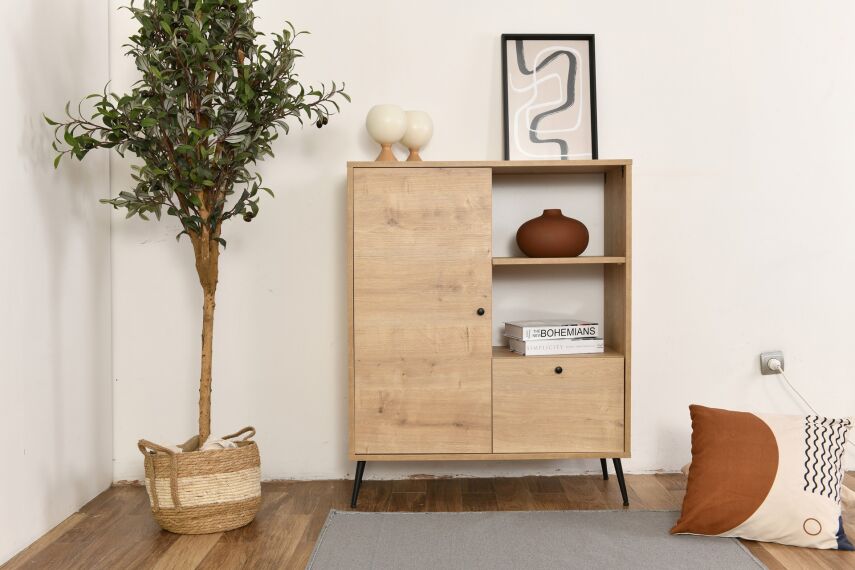 Calvin Düz kapaklı Çok Amaçlı Dolap - 