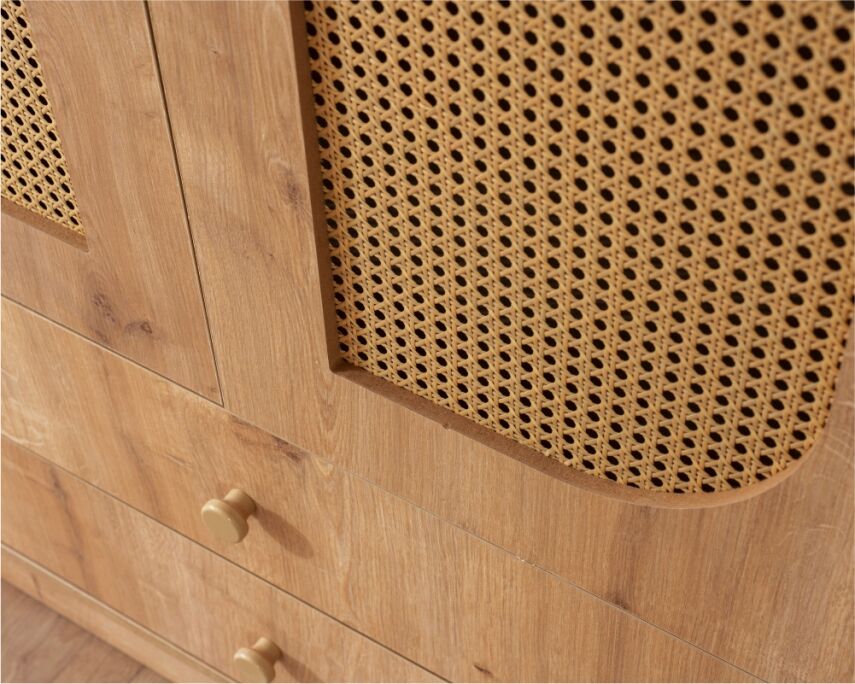 Mind Hazeran Detaylı 2 Kapaklı Gardırop - 4