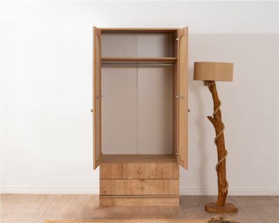 Mind Hazeran Detaylı 2 Kapaklı Gardırop - 6