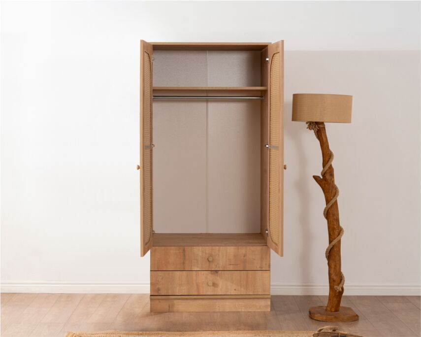 Mind Hazeran Detaylı 2 Kapaklı Gardırop - 6