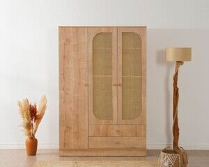 Mind Hazeran Detaylı 3 Kapaklı Gardırop - 1