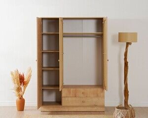 Mind Hazeran Detaylı 3 Kapaklı Gardırop - 5