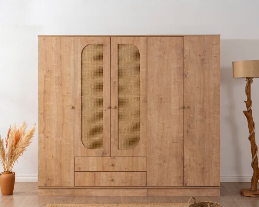 Mind Hazeran Detaylı 5 Kapaklı Gardırop - 1