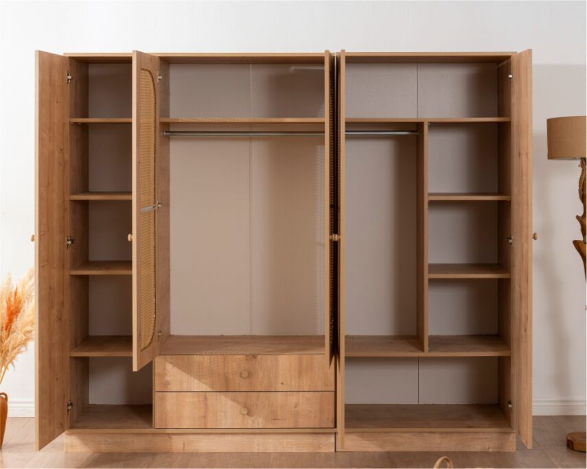 Mind Hazeran Detaylı 5 Kapaklı Gardırop - 3