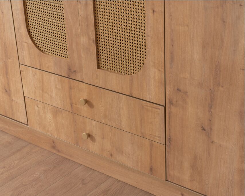 Mind Hazeran Detaylı 6 Kapaklı Gardırop - 5