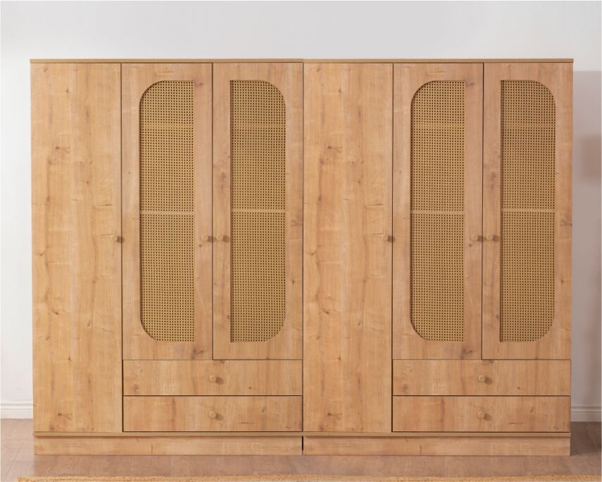 Mind Hazeran Detaylı 6 Kapaklı Gardırop - 1