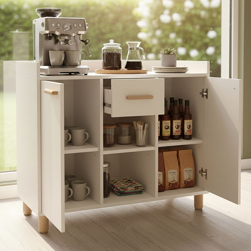 Lunea Modern Kahve Dolabı Tekli DNC-KD3T - 5