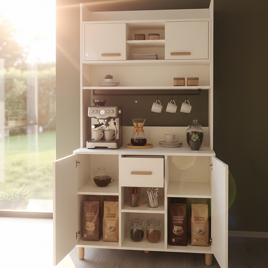 Lunea Modern Kahve Dolabı Tekli DNC-KD3T - 3