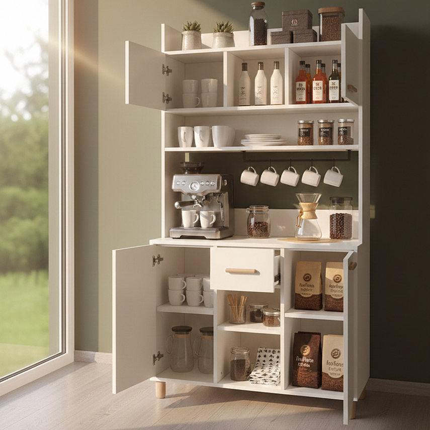 Lunea Modern Kahve Dolabı Tekli DNC-KD3T - 2