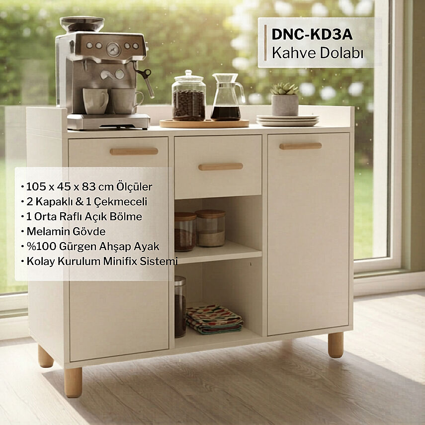 Lunea Modern Kahve Köşesi DNC-KD3A - 2