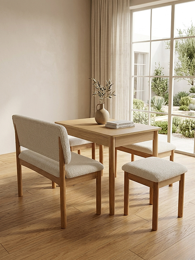 Nuu Minimal Sırtlı Bench - 3