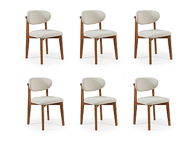 Somera Sandalye (Ceviz) 6 Adet - 