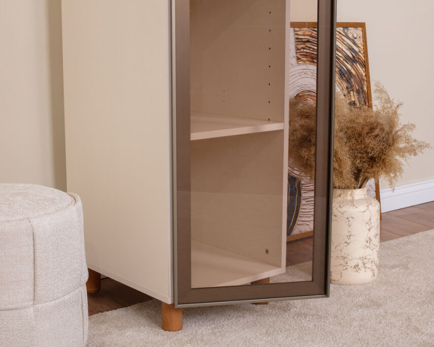 Vibe 1 Kapaklı Krem Gövde (Cam Kapak) - 6