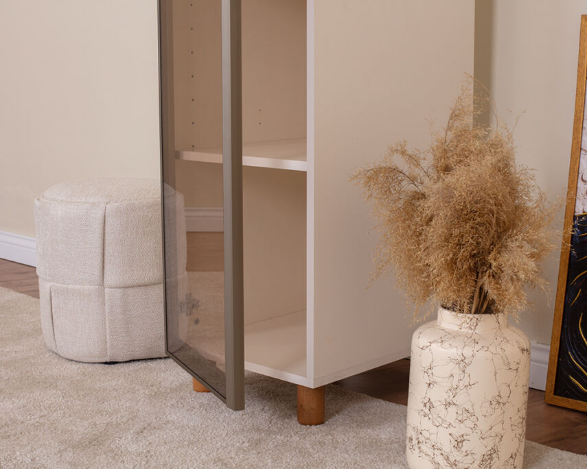 Vibe 1 Kapaklı Krem Gövde (Cam Kapak) - 4