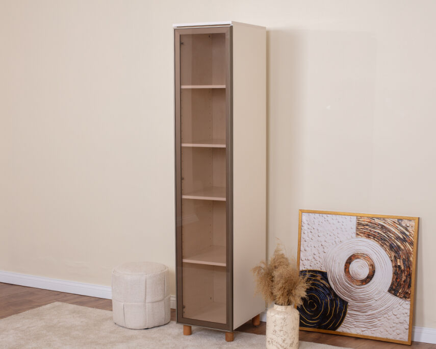 Vibe 1 Kapaklı Krem Gövde (Cam Kapak) - 