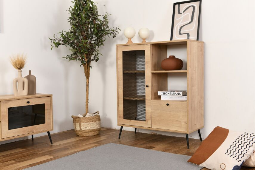 Calvin Tel Çok Amaçlı Dolap - 