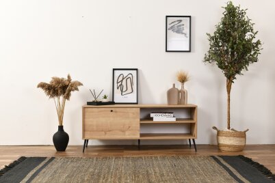 Calvin Düz Kapak TV Ünitesi 140 cm - 