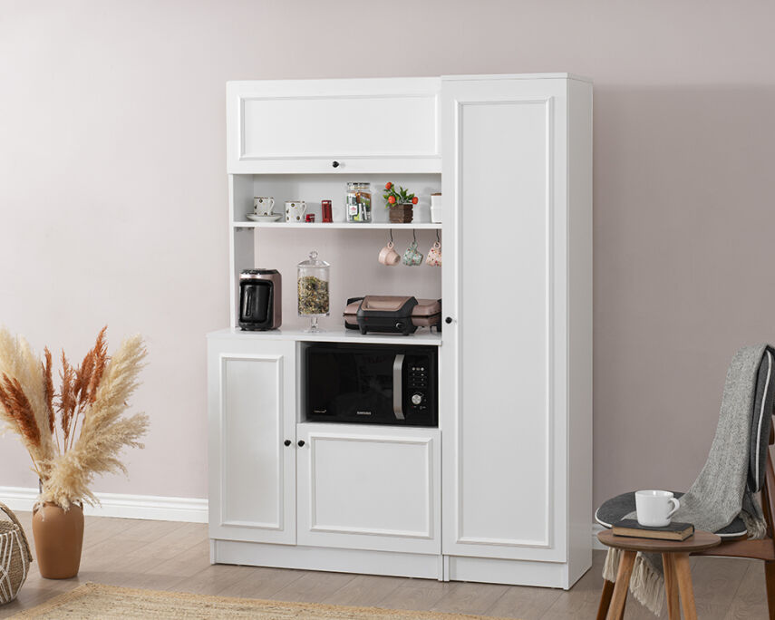 Vetra Kahve Köşesi Beyaz Çerçeve Set - 2