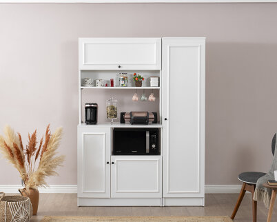 Vetra Kahve Köşesi Beyaz Çerçeve Set - 3