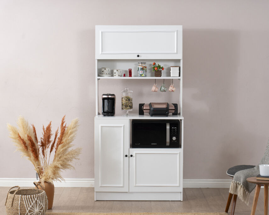 Vetra Kahve Köşesi Beyaz Çerçeve Tekli - 6