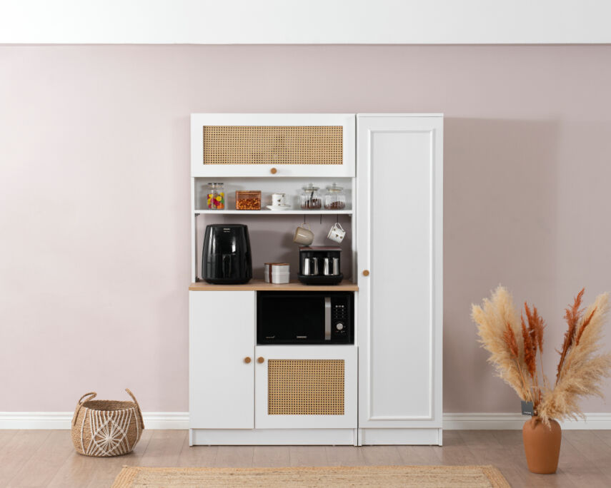 Vetra Kahve Köşesi Beyaz Hazeran Set - 2