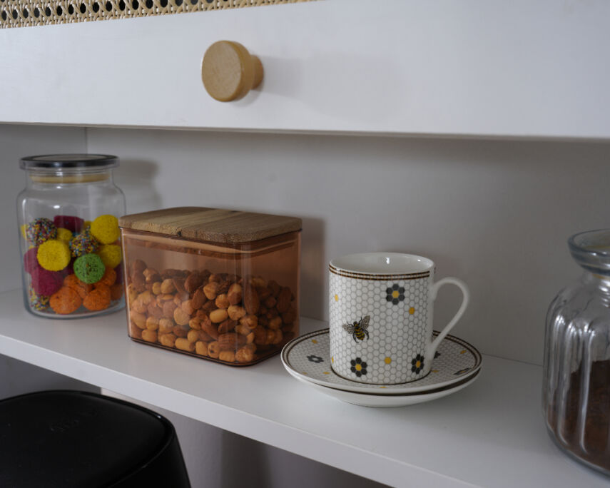 Vetra Kahve Köşesi Beyaz Hazeran Set - 8