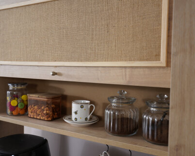 Vetra Kahve Köşesi Meşe Jüt Kumaş Tekli - 5