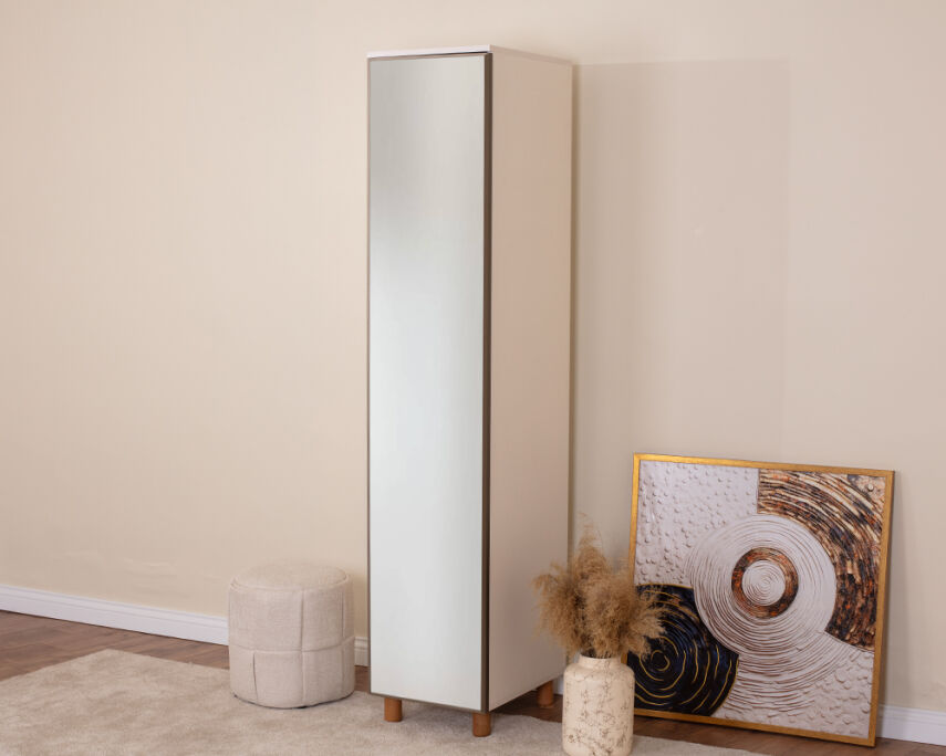 Vibe 1 Kapaklı Krem Gövde (Aynalı Kapak) - 