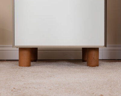 İtra 1 Kapaklı Gardırop Krem Gövde (Aynalı Kapak) - 6