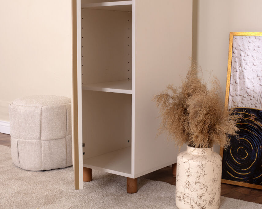 Vibe 1 Kapaklı Krem Gövde (Krem Lake Kapak) - 4