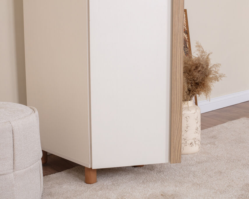 Vibe 1 Kapaklı Krem Gövde (Krem MDFLAM Kapak) - 5