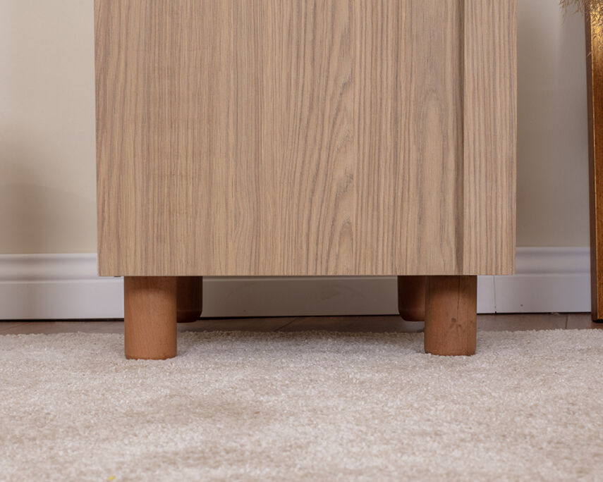 Vibe 1 Kapaklı Krem Gövde (Meşe MDFLAM Kapak) - 6