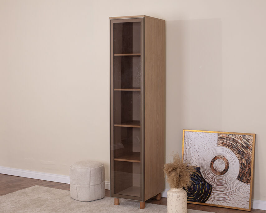 Vibe 1 Kapaklı Meşe Gövde (Cam Kapak) - 