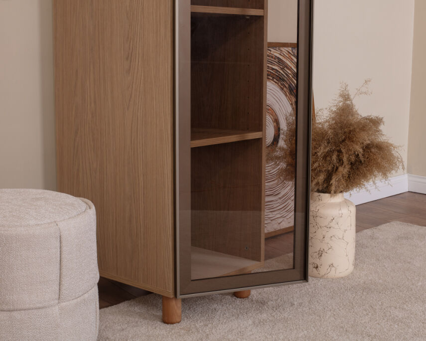 Vibe 1 Kapaklı Meşe Gövde (Cam Kapak) - 6