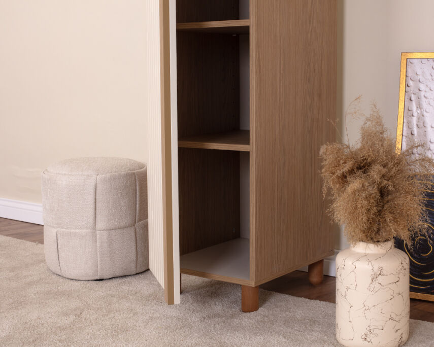 Vibe 1 Kapaklı Meşe Gövde (Krem Lake Kapak) - 4