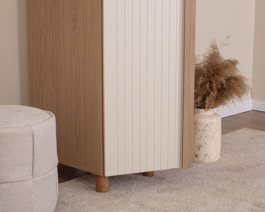 Vibe 1 Kapaklı Meşe Gövde (Krem Lake Kapak) - 5