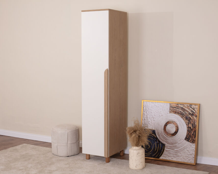 Vibe 1 Kapaklı Meşe Gövde (Krem MDFLAM Kapak) - 