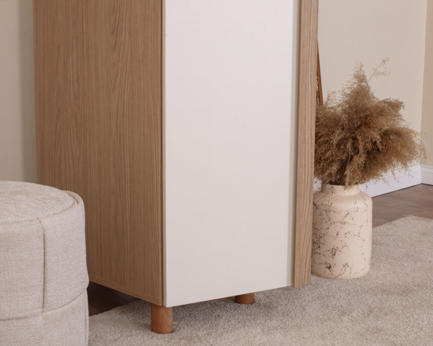 Vibe 1 Kapaklı Meşe Gövde (Krem MDFLAM Kapak) - 5