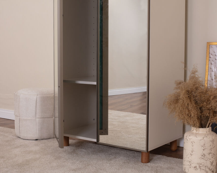 Vibe 2 Kapaklı Krem Gövde (Aynalı Kapak) - 4