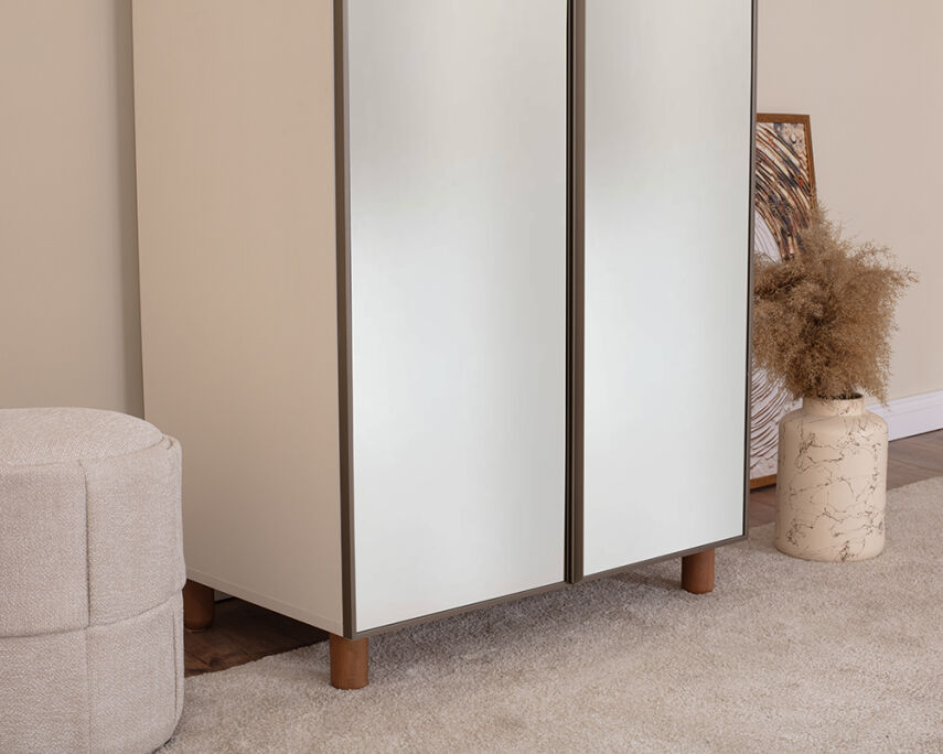 Vibe 2 Kapaklı Krem Gövde (Aynalı Kapak) - 5