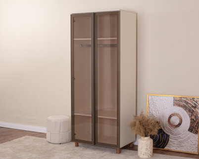 Vibe 2 Kapaklı Krem Gövde (Cam Kapak) - 