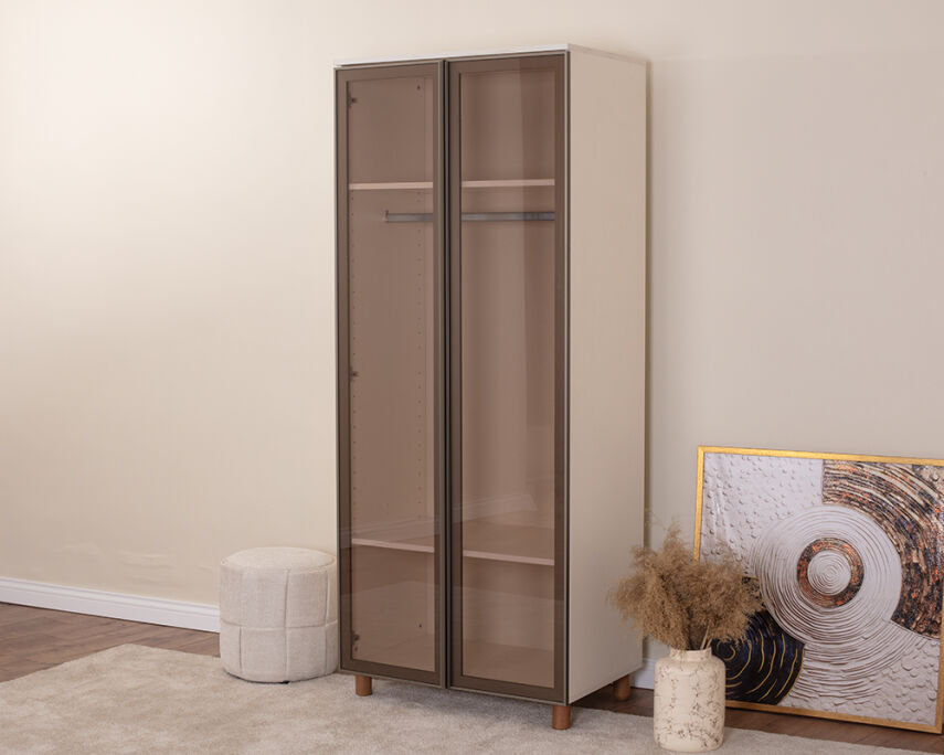 Vibe 2 Kapaklı Krem Gövde (Cam Kapak) - 