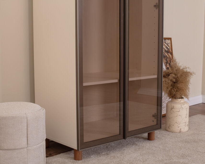 Vibe 2 Kapaklı Krem Gövde (Cam Kapak) - 6